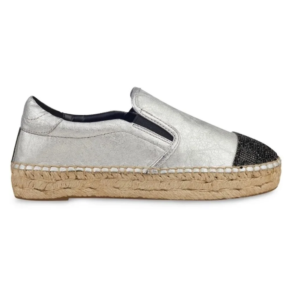 Kendall + Kylie Joss Espadrile Sille Leather Espadrilles. 10 NWT & original box